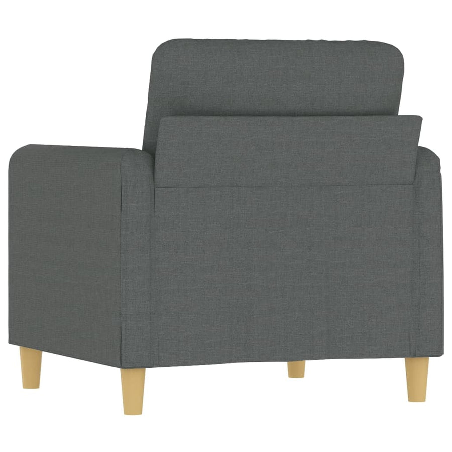Fauteuil Stof 60 cm Donkergrijs