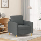 Fauteuil Stof 60 cm Donkergrijs