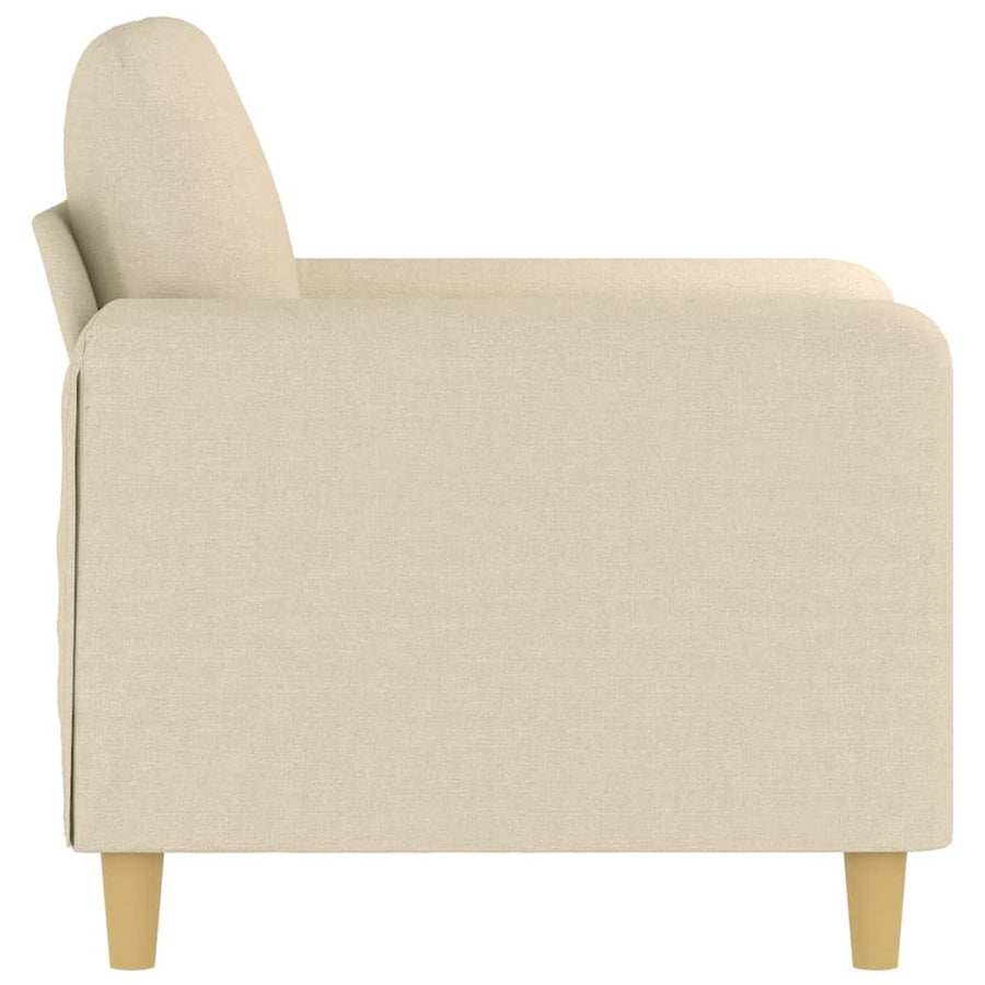 Fauteuil Stof Kleurig 60 cm Crème
