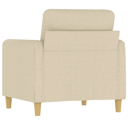 Fauteuil Stof Kleurig 60 cm Crème