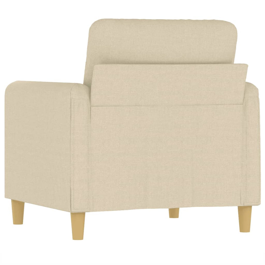 Fauteuil Stof Kleurig 60 cm Crème