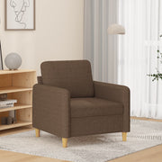 Fauteuil 60 cm stof bruin 78x77x80 cm