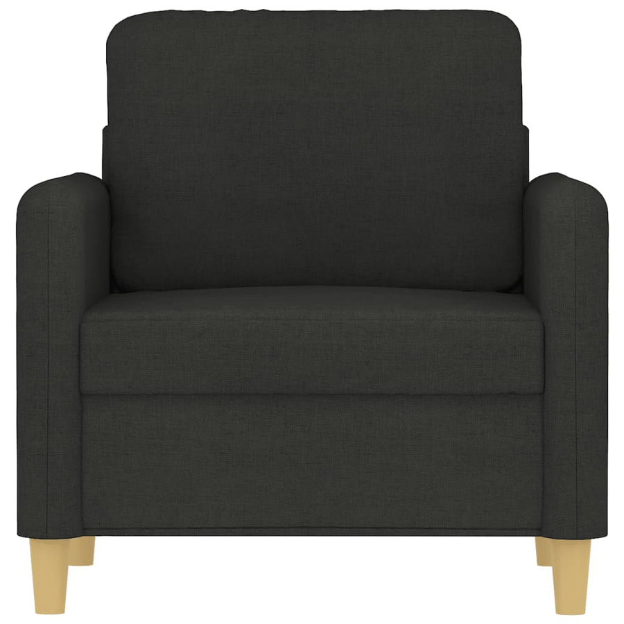 Fauteuil 60 cm stof zwart 60 cm Zwart