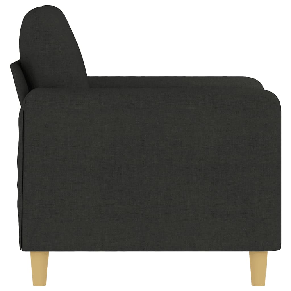 Fauteuil 60 cm stof zwart 60 cm Zwart