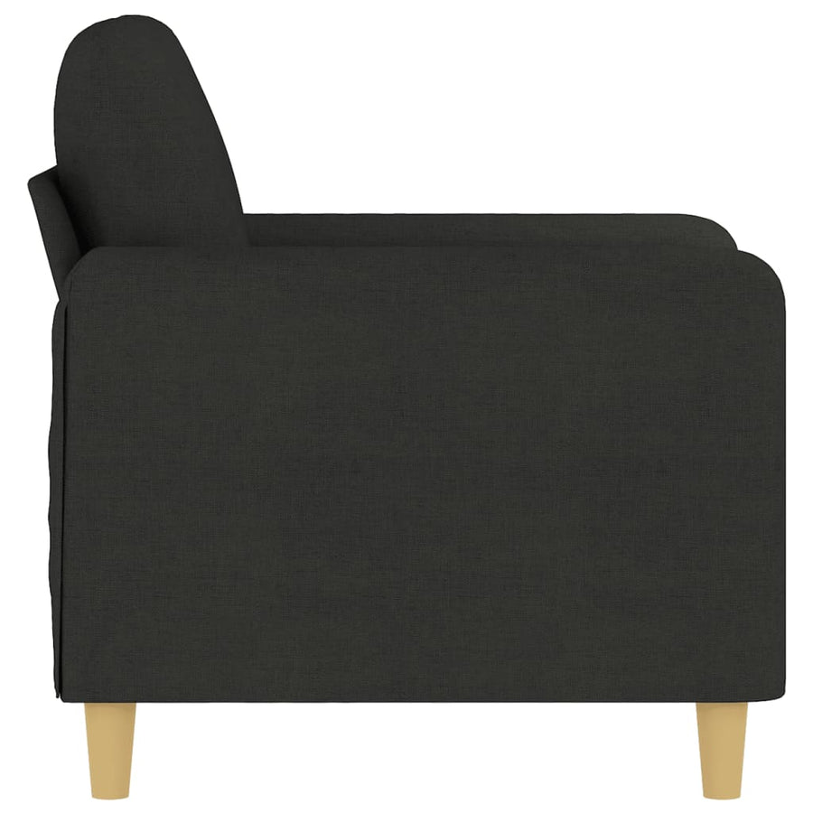 Fauteuil 60 cm stof zwart 60 cm Zwart