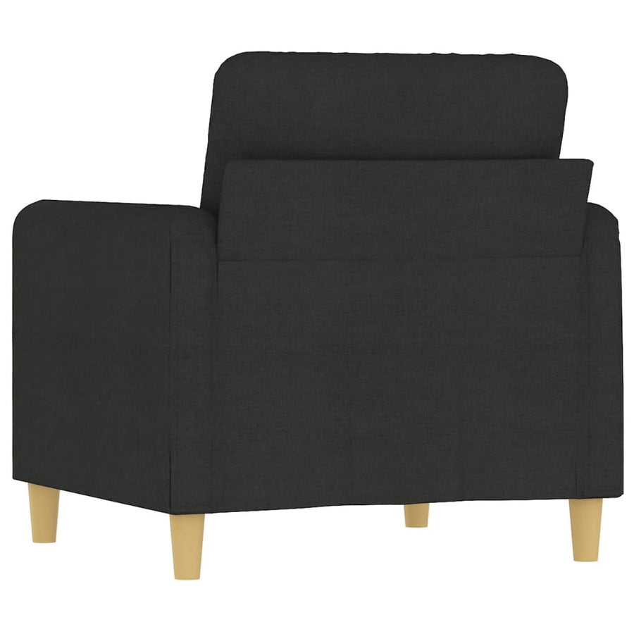Fauteuil 60 cm stof zwart 60 cm Zwart
