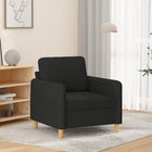 Fauteuil 60 cm stof zwart 60 cm Zwart