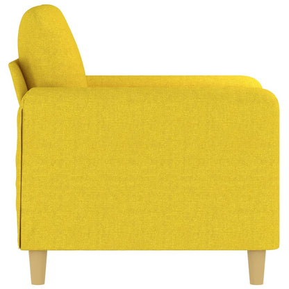 Fauteuil Stof 60 cm Lichtgeel