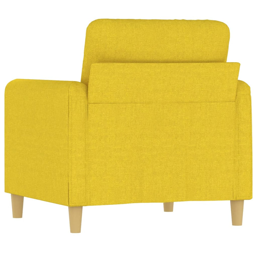 Fauteuil Stof 60 cm Lichtgeel