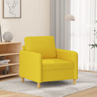 Fauteuil Stof 60 cm Lichtgeel