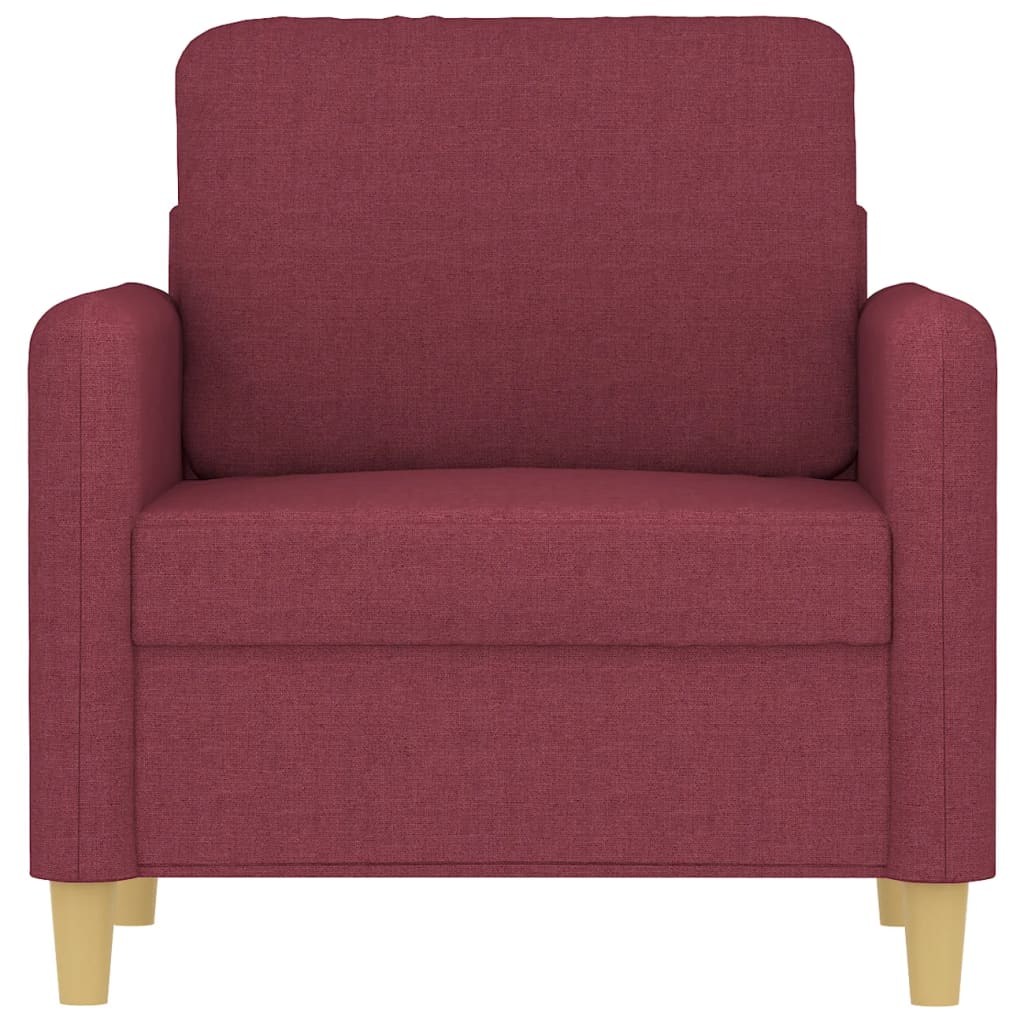 Fauteuil Stof 60 cm Wijnrood