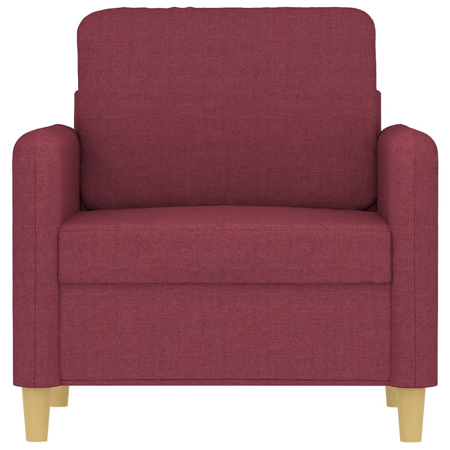 Fauteuil Stof 60 cm Wijnrood