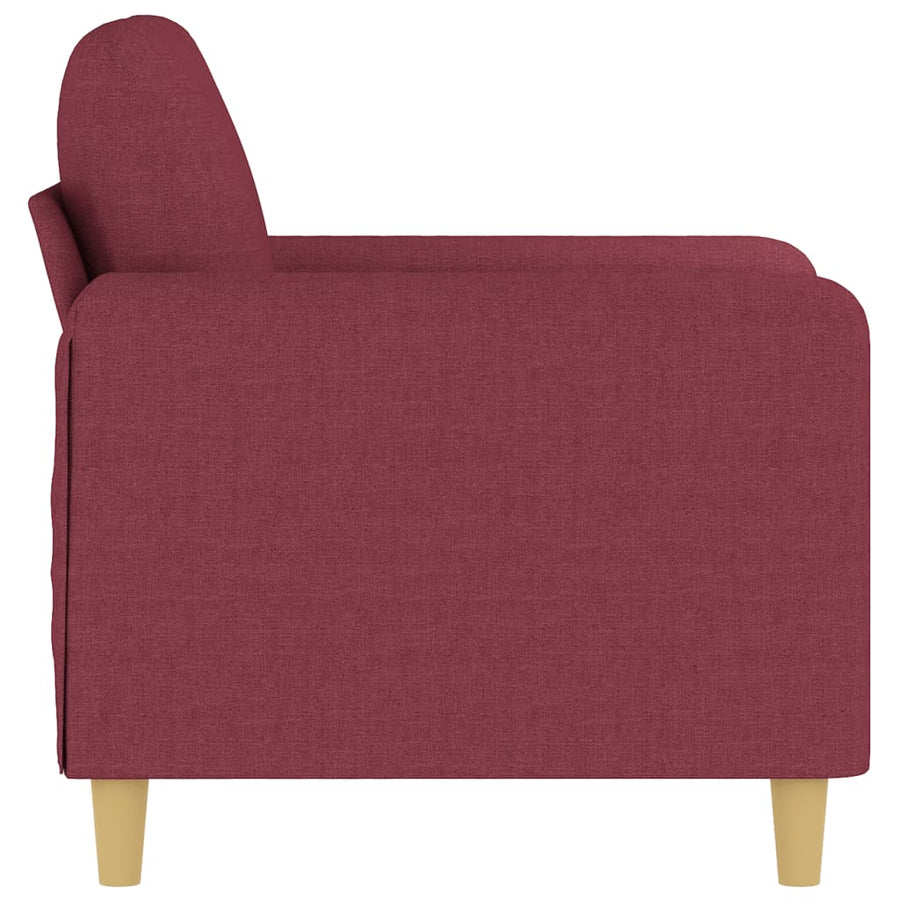 Fauteuil Stof 60 cm Wijnrood