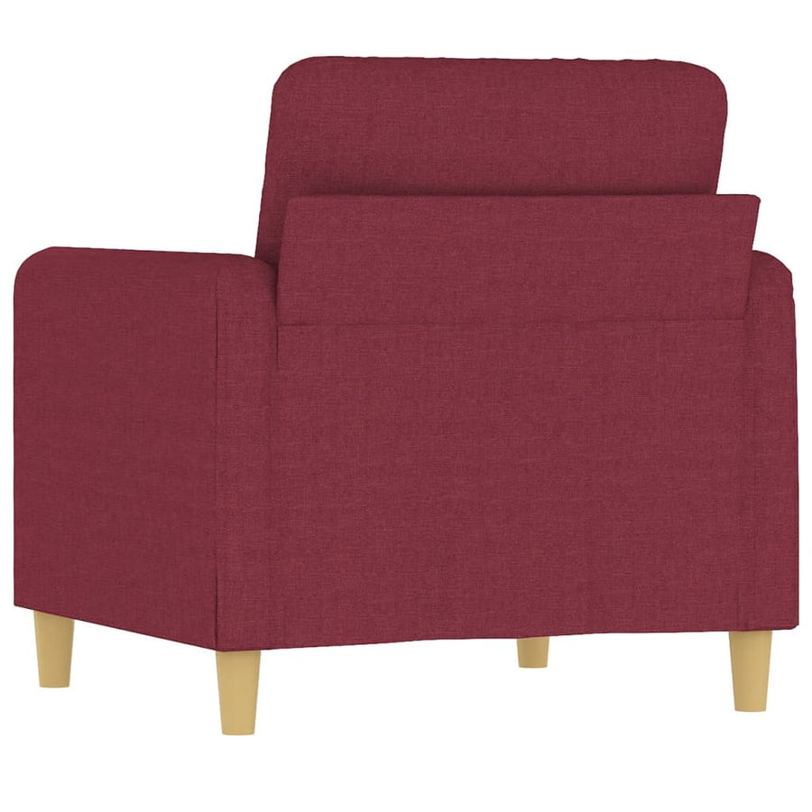 Fauteuil Stof 60 cm Wijnrood