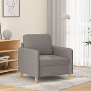 Fauteuil 60 cm stof taupe 78x77x80 cm