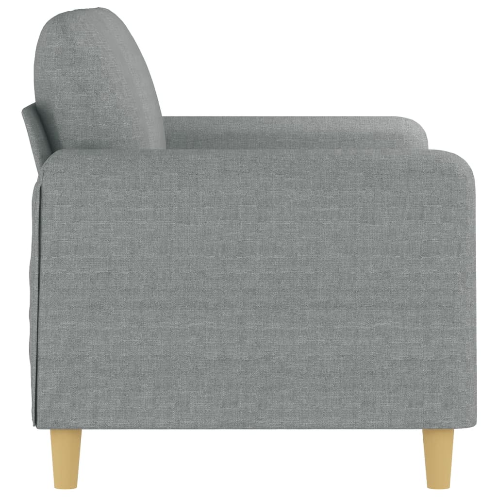 Tweezitsbank Stof 120 cm Lichtgrijs