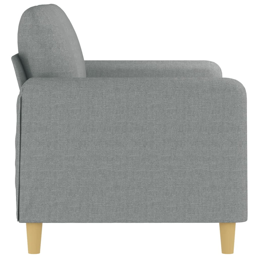 Tweezitsbank Stof 120 cm Lichtgrijs