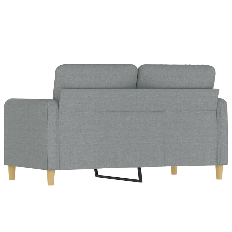 Tweezitsbank Stof 120 cm Lichtgrijs