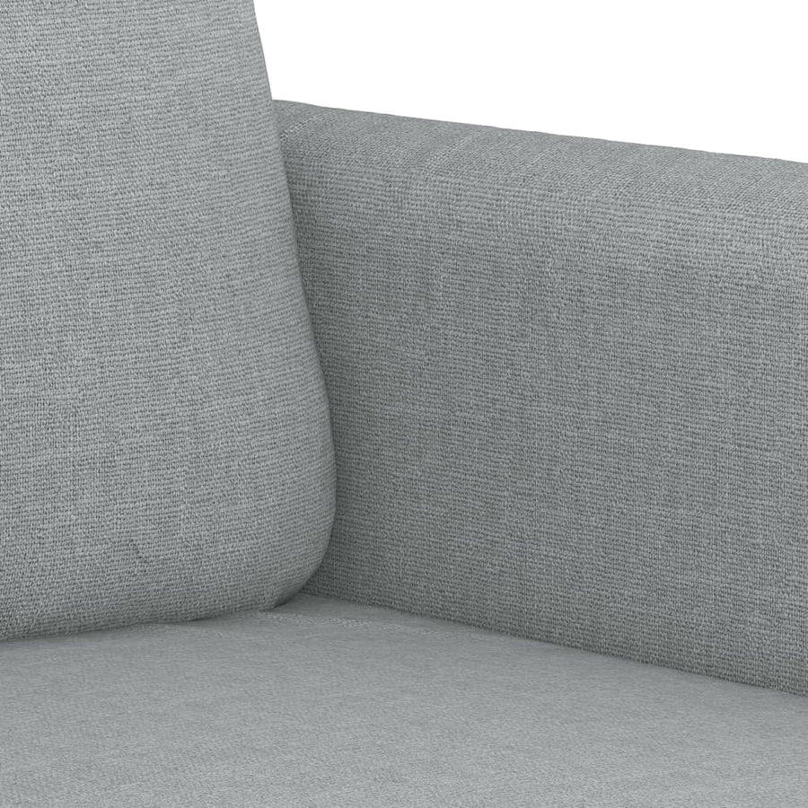 Tweezitsbank Stof 120 cm Lichtgrijs