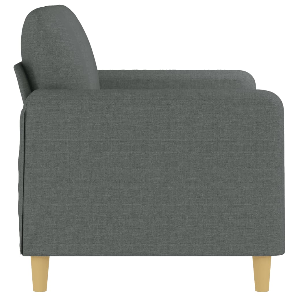 Tweezitsbank Stof 120 cm Donkergrijs