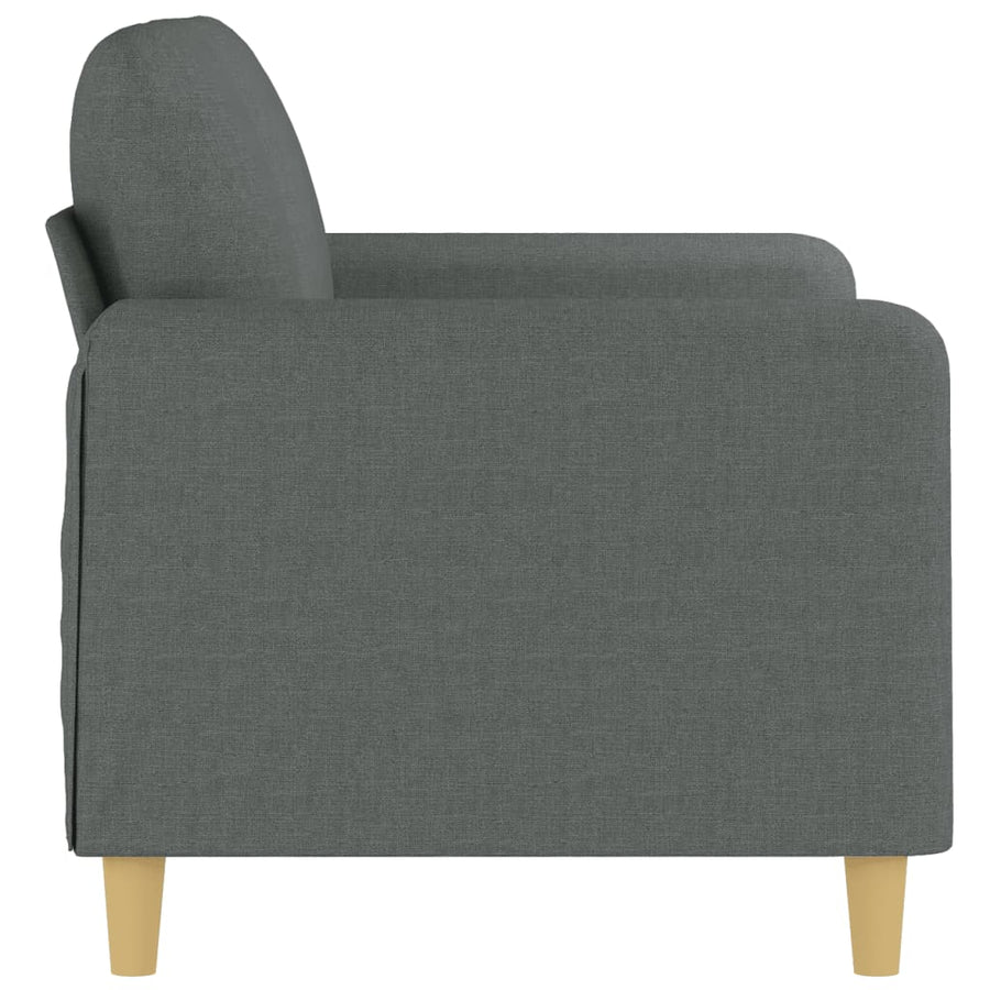 Tweezitsbank Stof 120 cm Donkergrijs