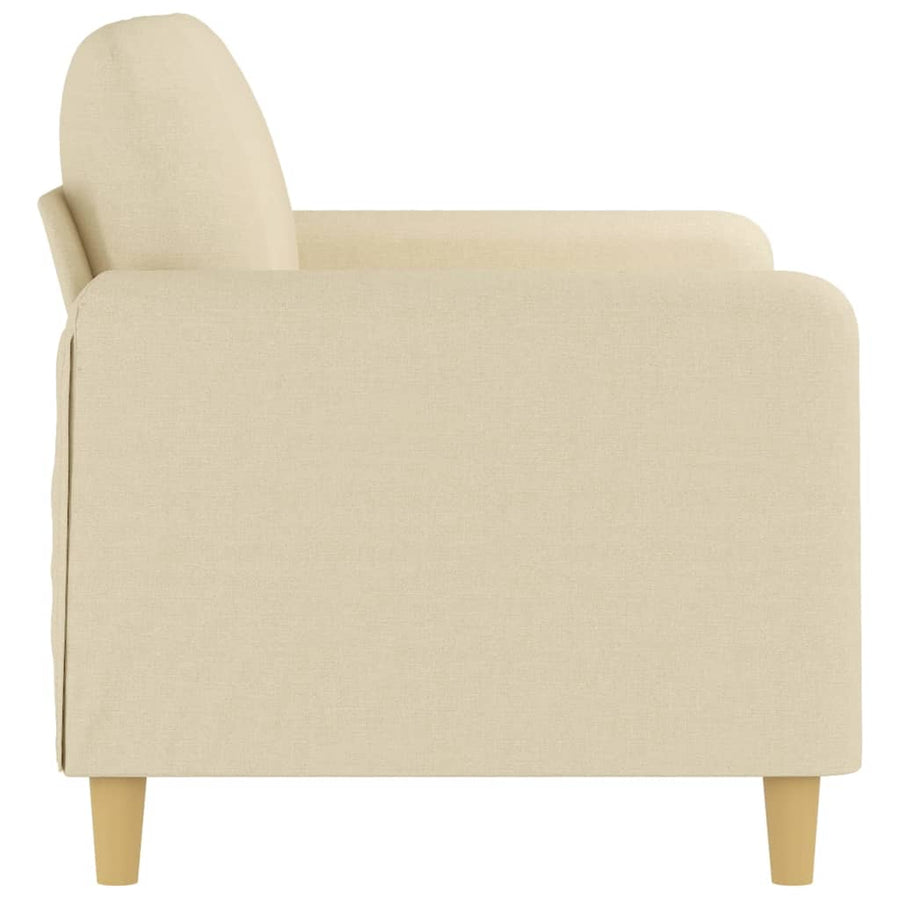 Tweezitsbank Stof Kleurig 120 cm Crème