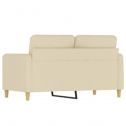 Tweezitsbank Stof Kleurig 120 cm Crème