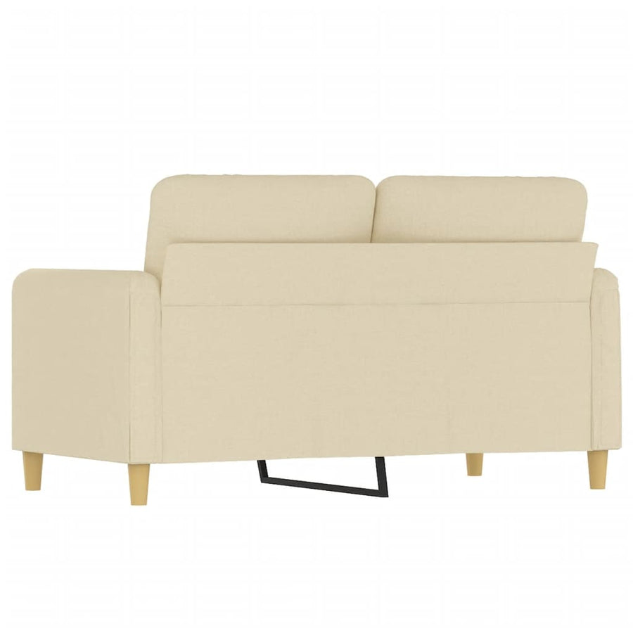Tweezitsbank Stof Kleurig 120 cm Crème