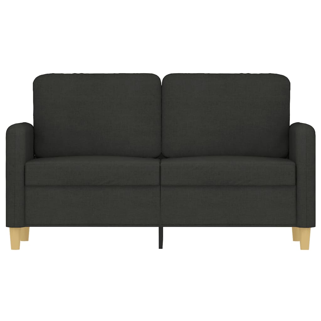 Tweezitsbank Stof 120 cm Zwart