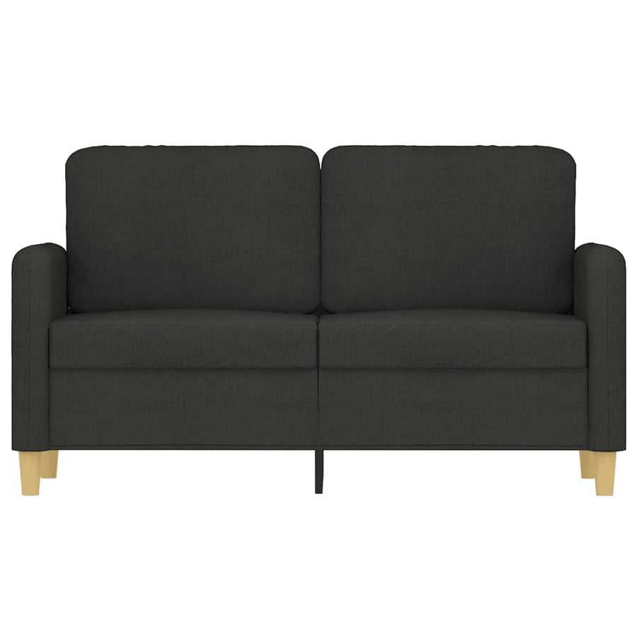 Tweezitsbank Stof 120 cm Zwart