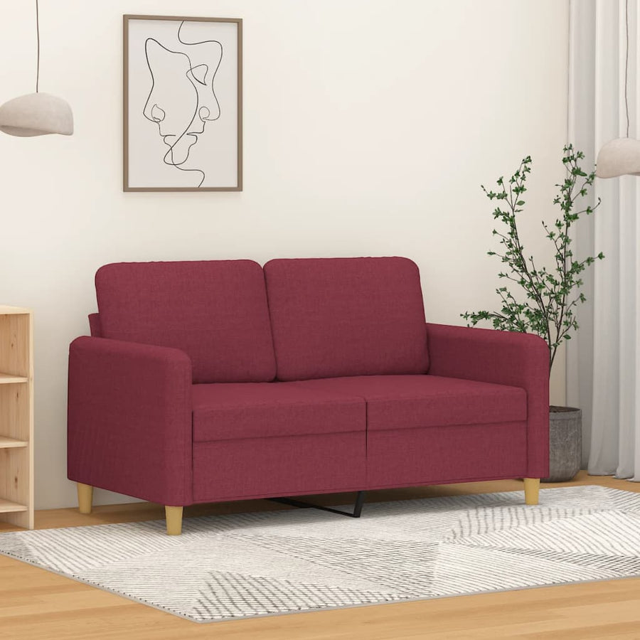 Tweezitsbank Stof 120 cm