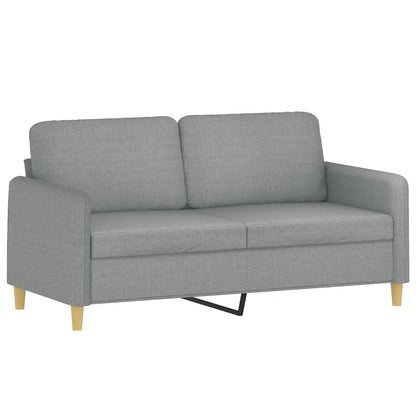 Tweezitsbank Stof 140 cm Lichtgrijs