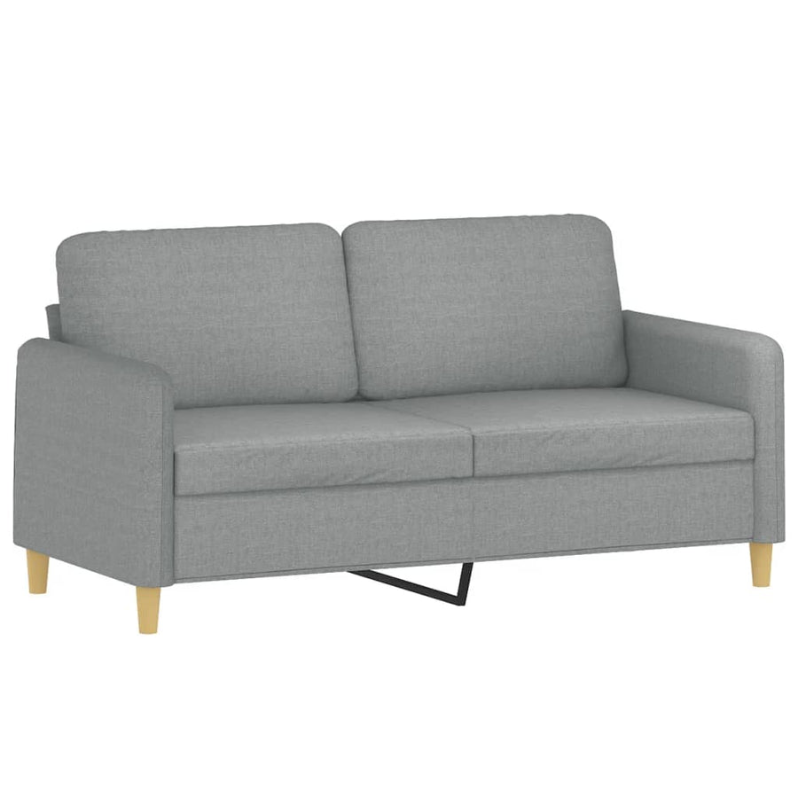 Tweezitsbank Stof 140 cm Lichtgrijs