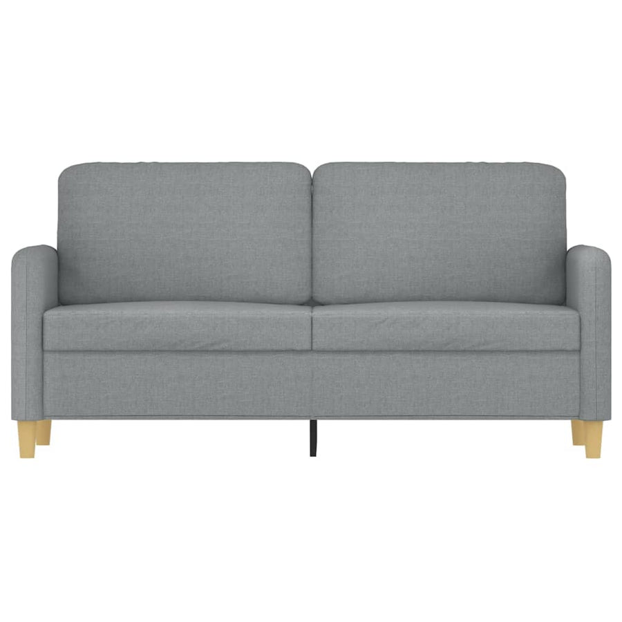 Tweezitsbank Stof 140 cm Lichtgrijs