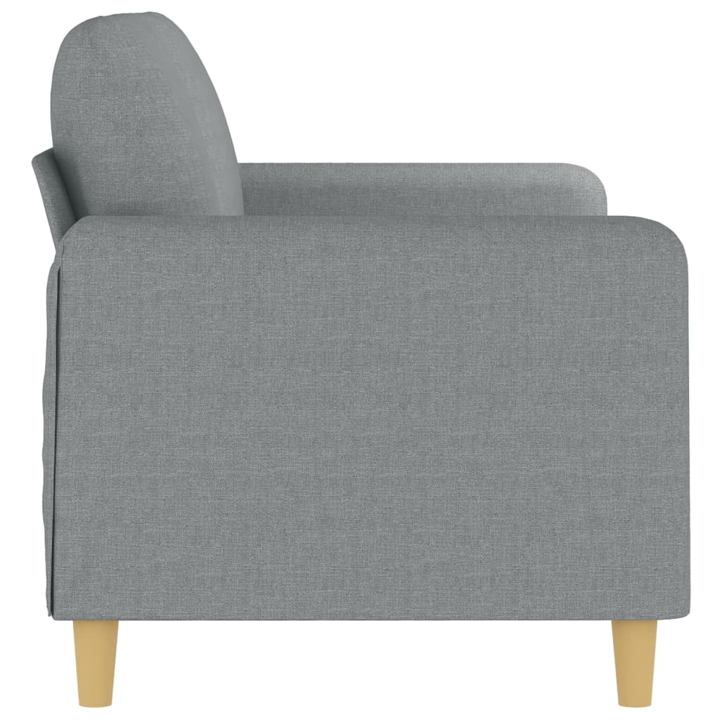 Tweezitsbank Stof 140 cm Lichtgrijs