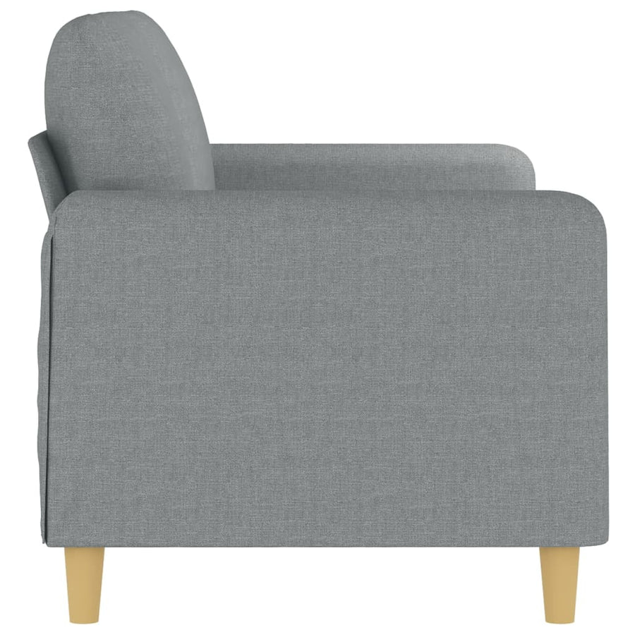 Tweezitsbank Stof 140 cm Lichtgrijs