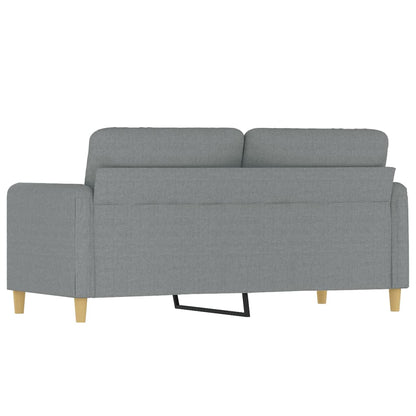 Tweezitsbank Stof 140 cm Lichtgrijs
