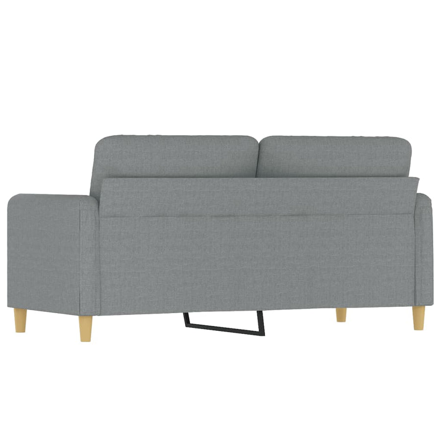 Tweezitsbank Stof 140 cm Lichtgrijs