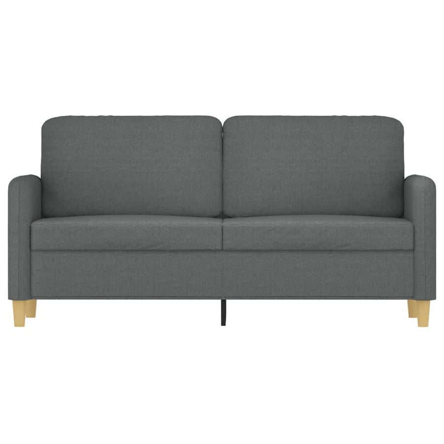 Tweezitsbank Stof 140 cm Donkergrijs