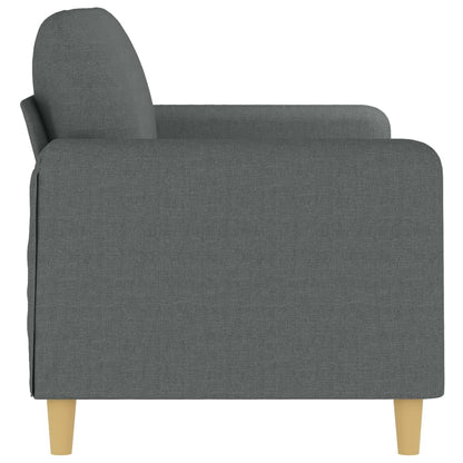 Tweezitsbank Stof 140 cm Donkergrijs