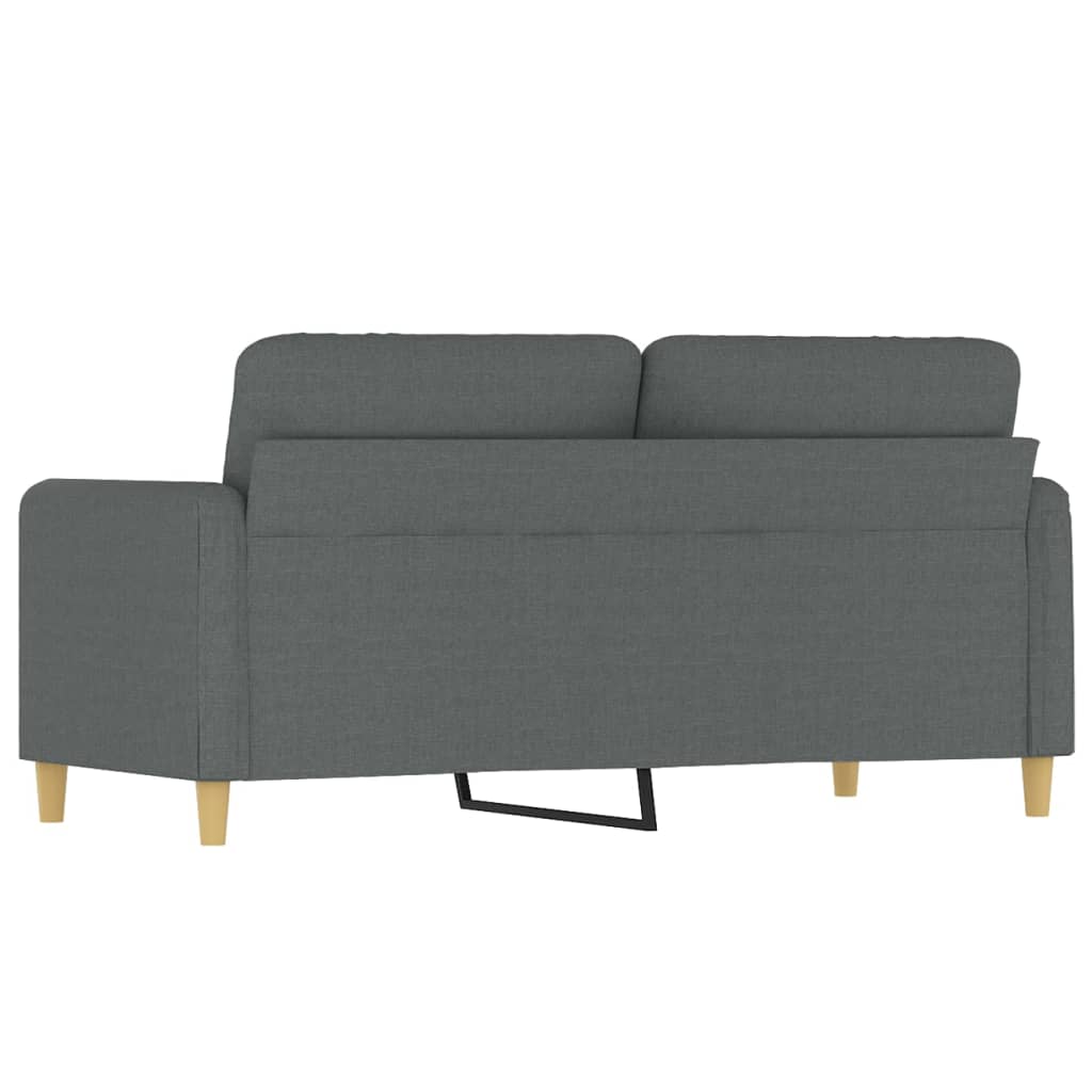 Tweezitsbank Stof 140 cm Donkergrijs