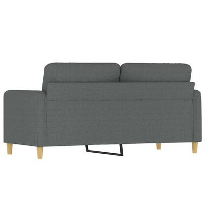 Tweezitsbank Stof 140 cm Donkergrijs