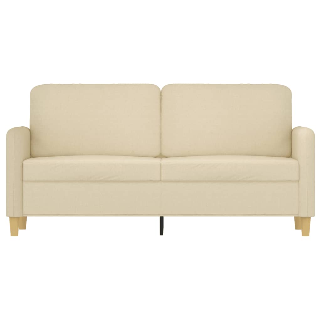 Tweezitsbank Stof Kleurig 140 cm Crème