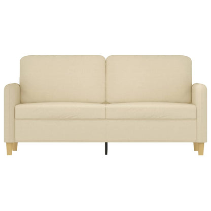 Tweezitsbank Stof Kleurig 140 cm Crème
