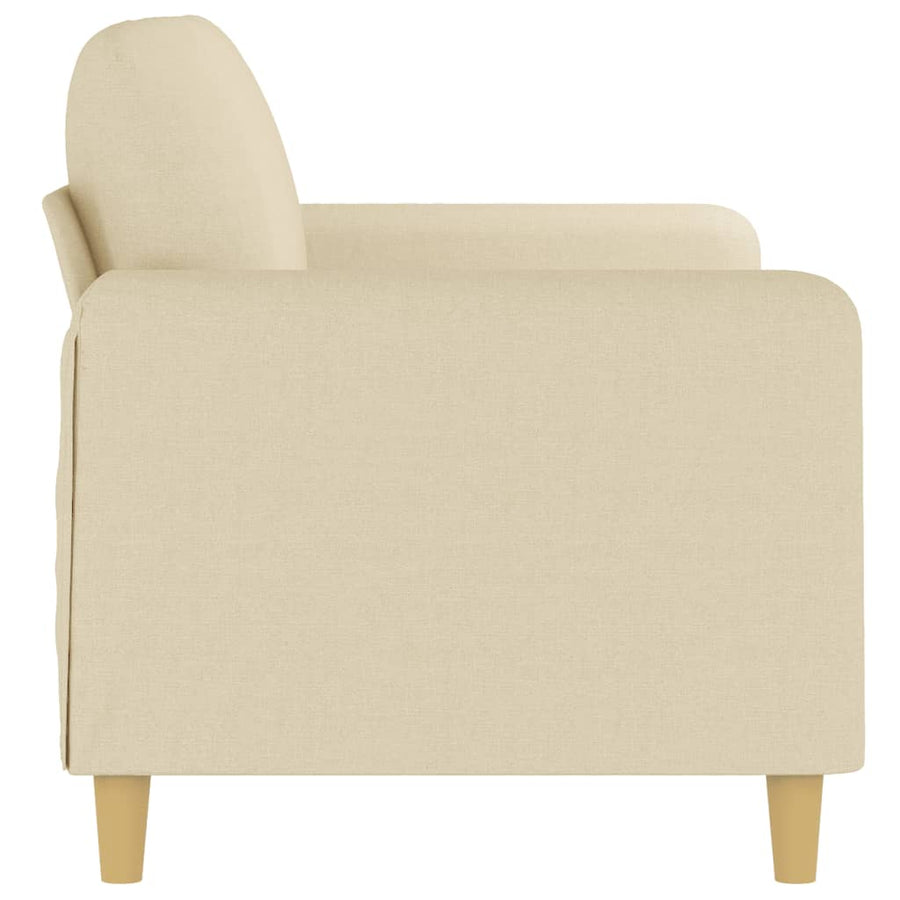 Tweezitsbank Stof Kleurig 140 cm Crème