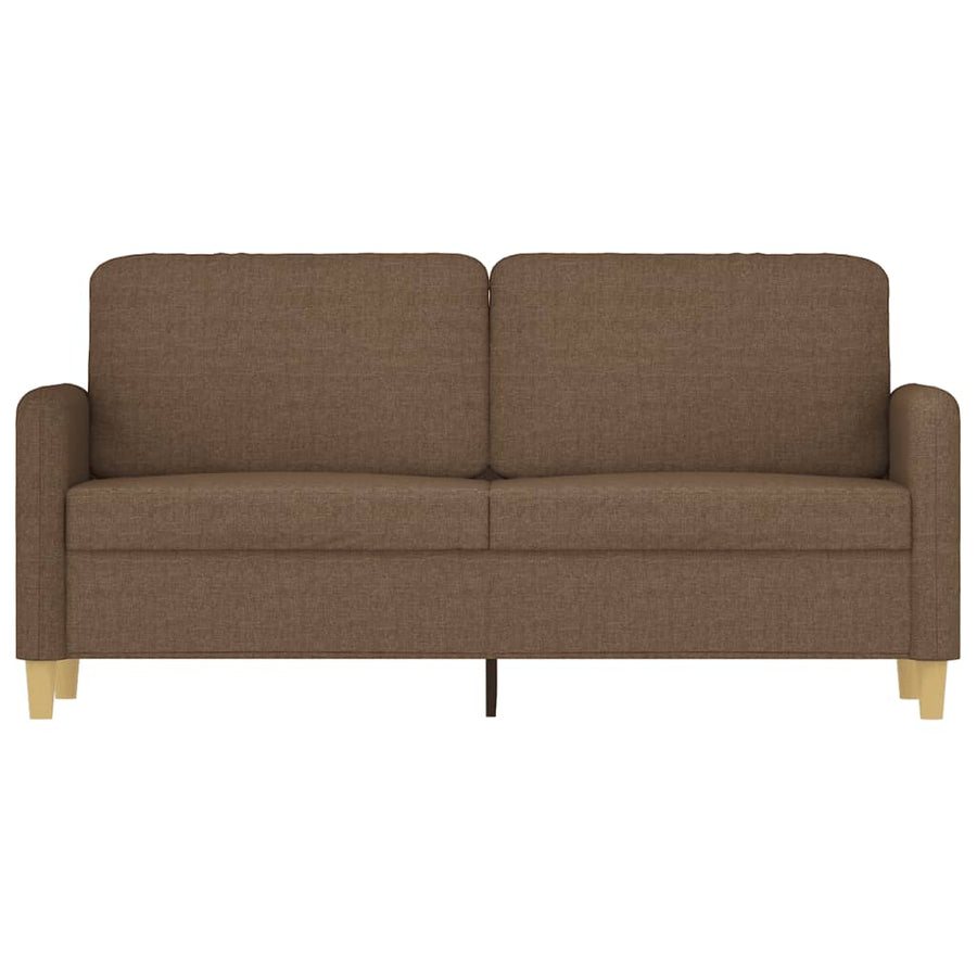 Tweezitsbank Stof 140 cm Bruin