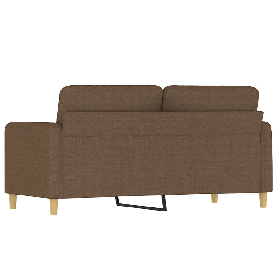 Tweezitsbank Stof 140 cm Bruin