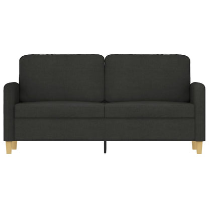 Tweezitsbank Stof 140 cm Zwart