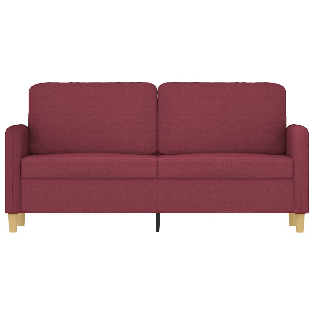 Tweezitsbank Stof 140 cm Wijnrood