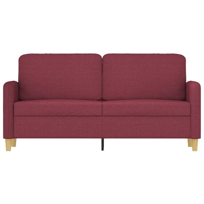Tweezitsbank Stof 140 cm Wijnrood